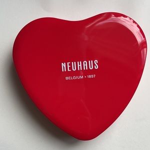 Neuhaus Famous Belgium Heart Shaped Metal Tin